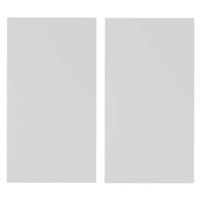 Espelho Decorativo de Vidro Retangular 40 x 20 cm Lapidado/Polido - Kit com 2 peças Multimóveis