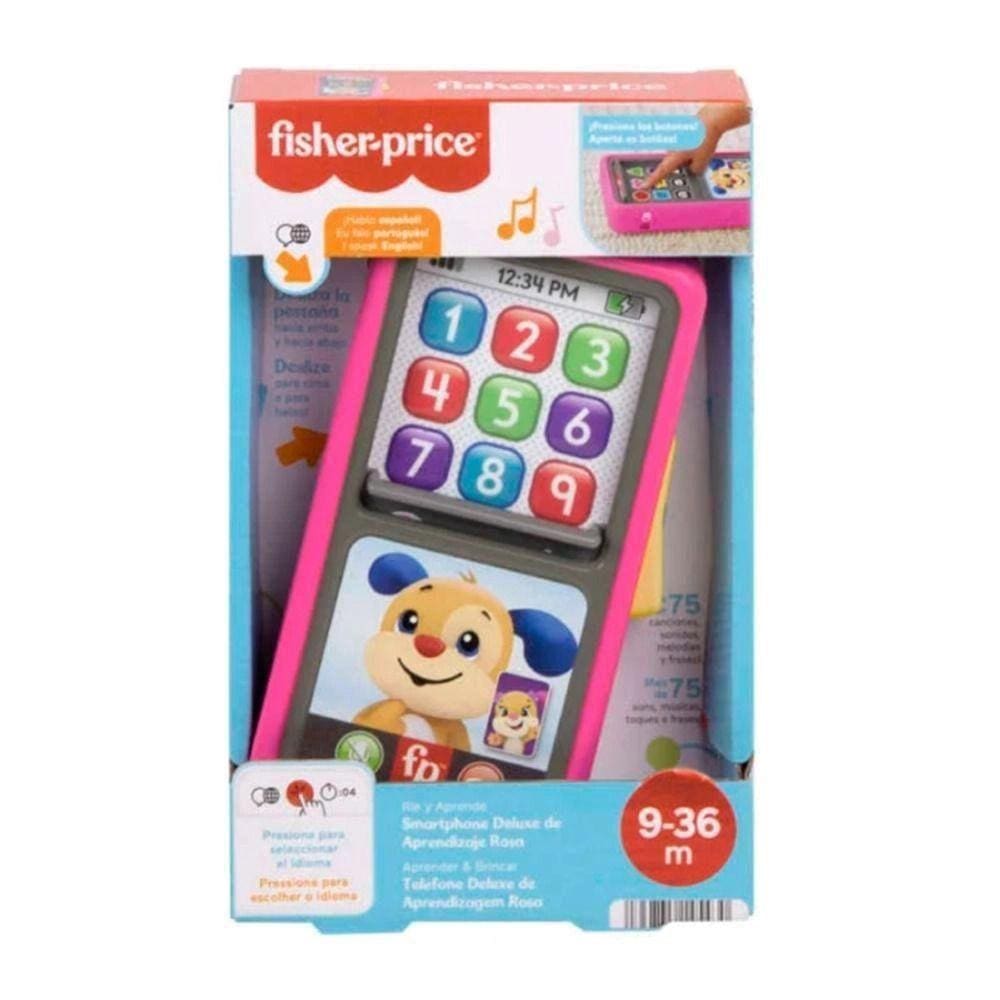 Telefone Deluxe De Aprendizagem Rosa Fisher-price - Mattel Hnm82