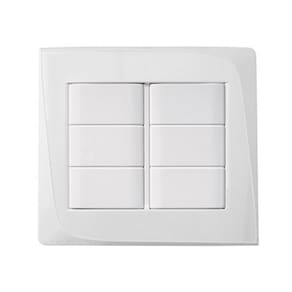 Placa Cega 4X4 com Suporte Branca 50539 Tendeza - Pezzi
