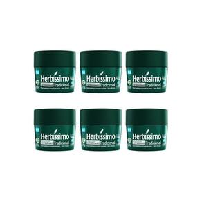 Desodorante Creme Herbíssimo 55G Tradicional - Kit Com 6Un