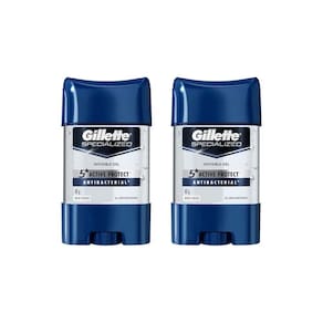 Desodorante Stick Gillette Clear Gel Antibac 82G-Kit C/2Un