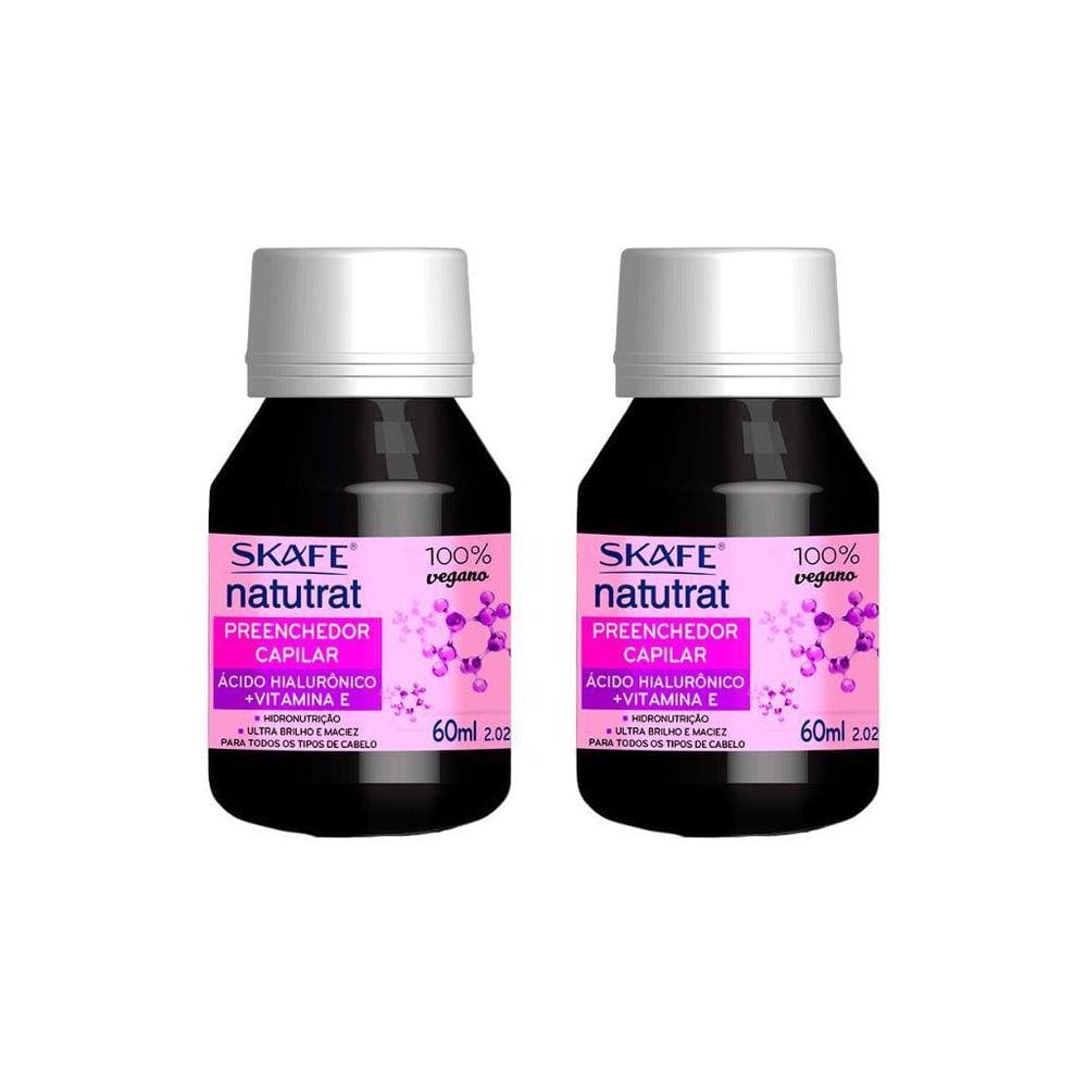 Oleo Capilar Skafe Natutrat Oleo Acido Hialur 60Ml-Kit C/2Un