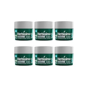 Desodorante Creme Herbíssimo 55G Action - Kit Com 6Un