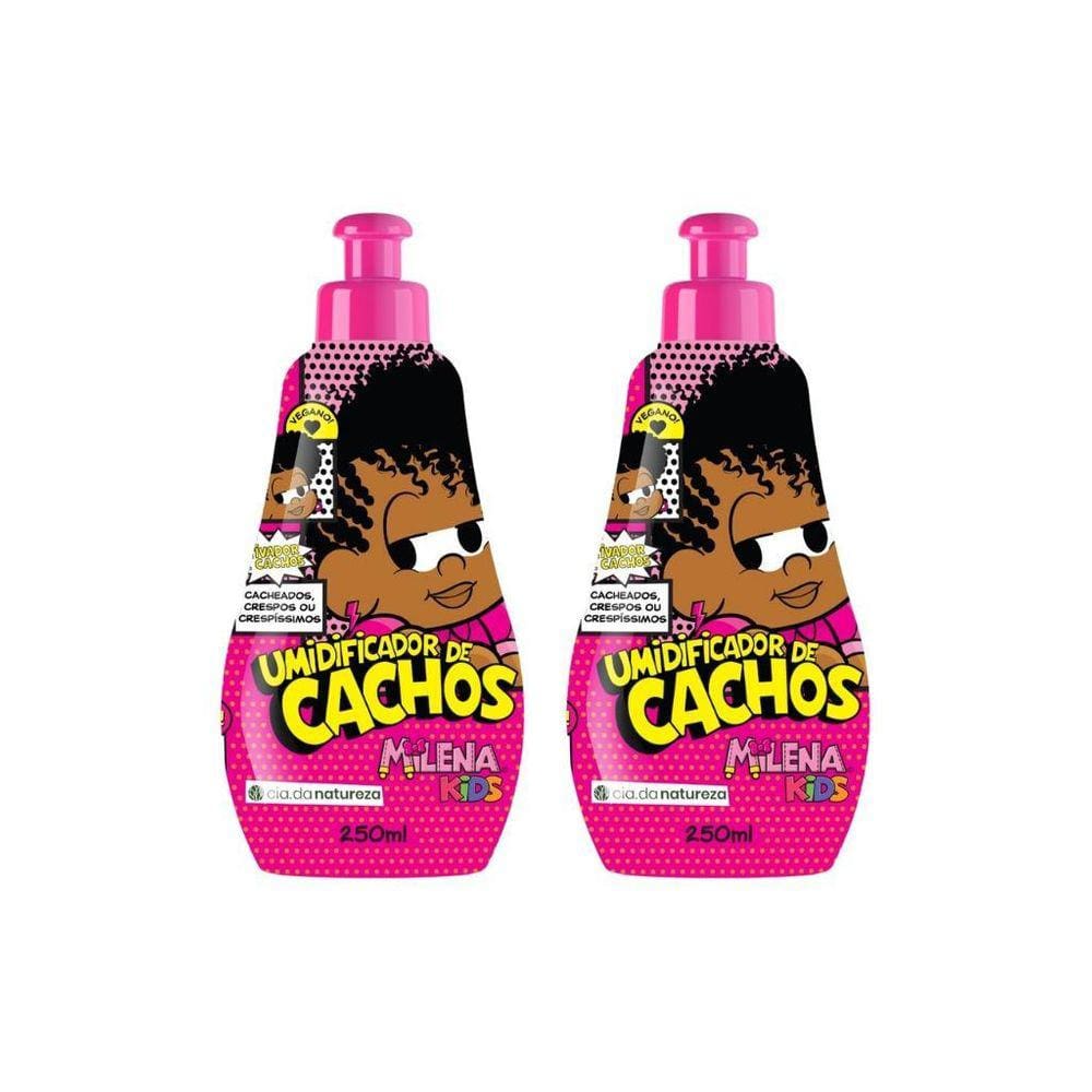 Umidificador De Cachos Cia Da Natureza Milena 250Ml - 2Un