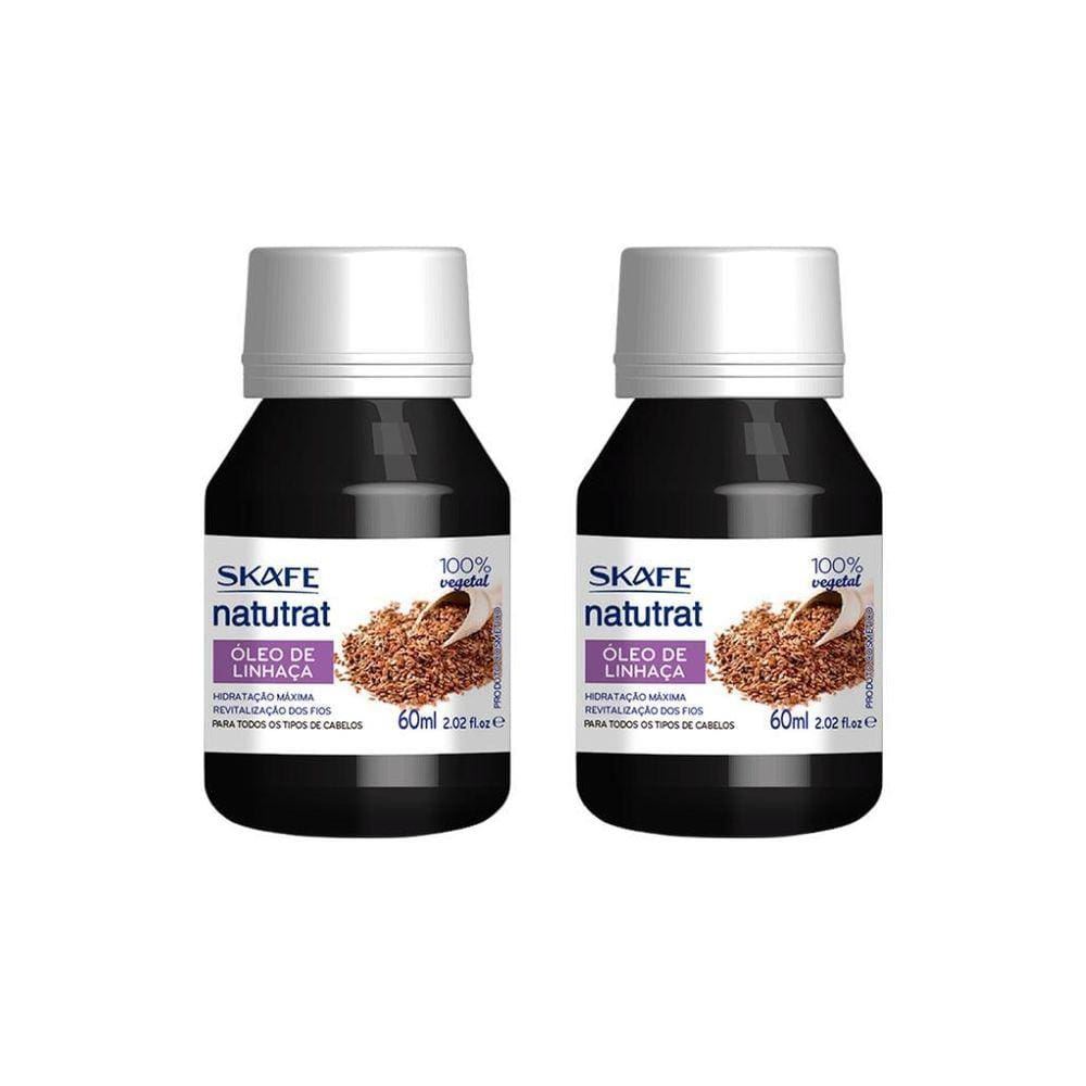 Oleo Capilar Skafe Natutrat Linhaca 60Ml-Kit C/2Un