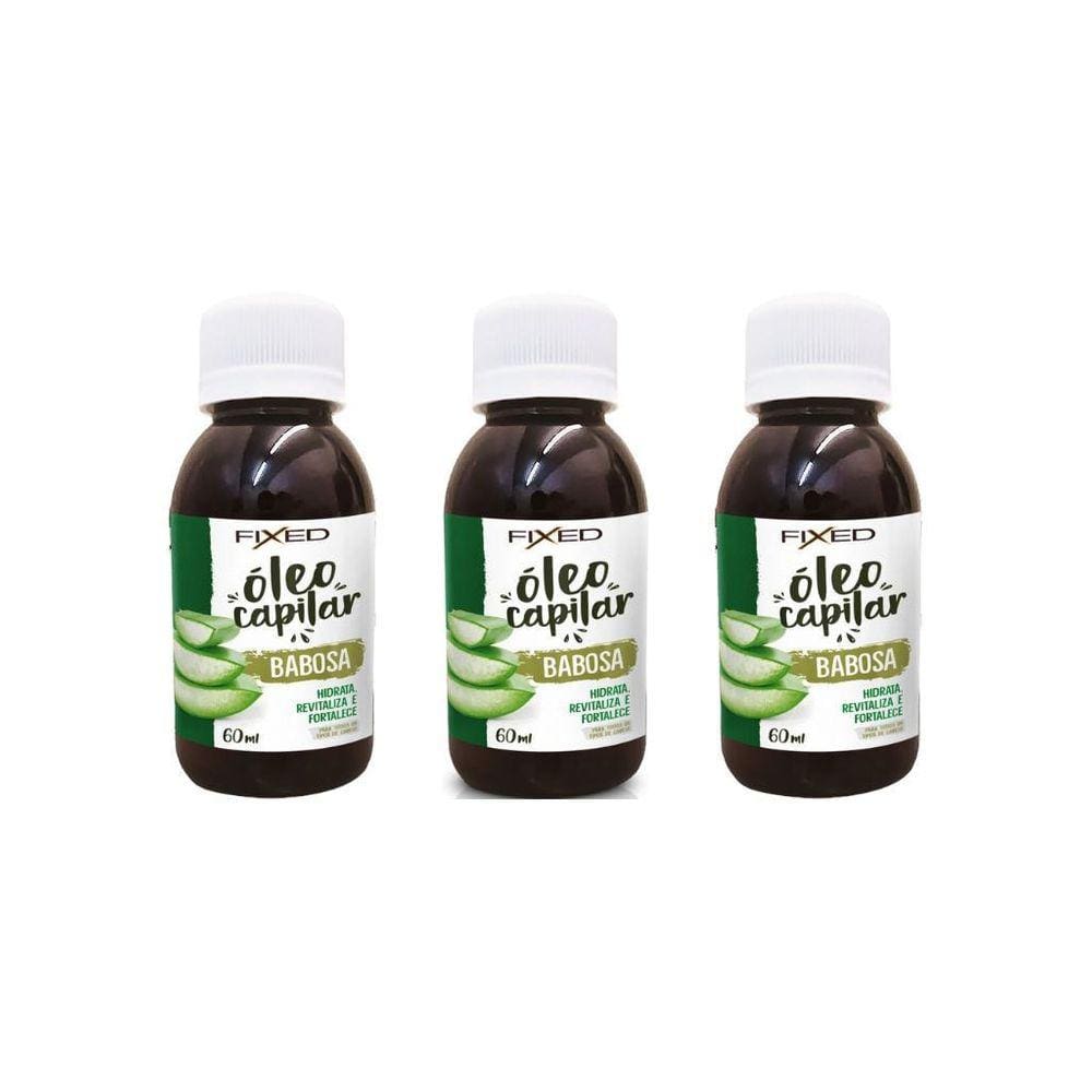 Oleo Capilar Fixed Babosa 60Ml-Kit C/3Un
