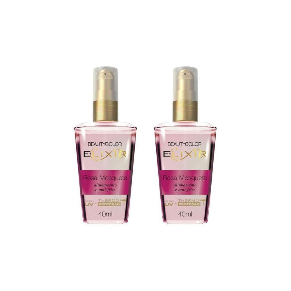 Oleo Capilar Beauty Color Elixir Rosa Mosq 40Ml-Kit C/2Un