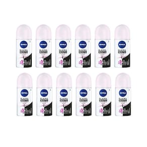 Desodorante Roll-On Nivea 50Ml Fem Invisible Clear- Kit 12Un