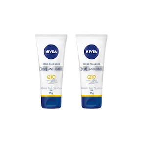 Creme Para As Maos Nivea 75G Anti-Idade Q10-Kit C/2Un