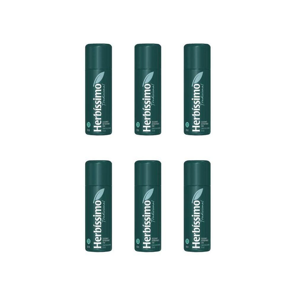 Desodorante Spray Herbissimo Tradicional 90Ml-Kit C/6Un