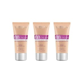 Base Loreal Bb Cream 30Ml Fps 20 Escura-Kit C/3Un