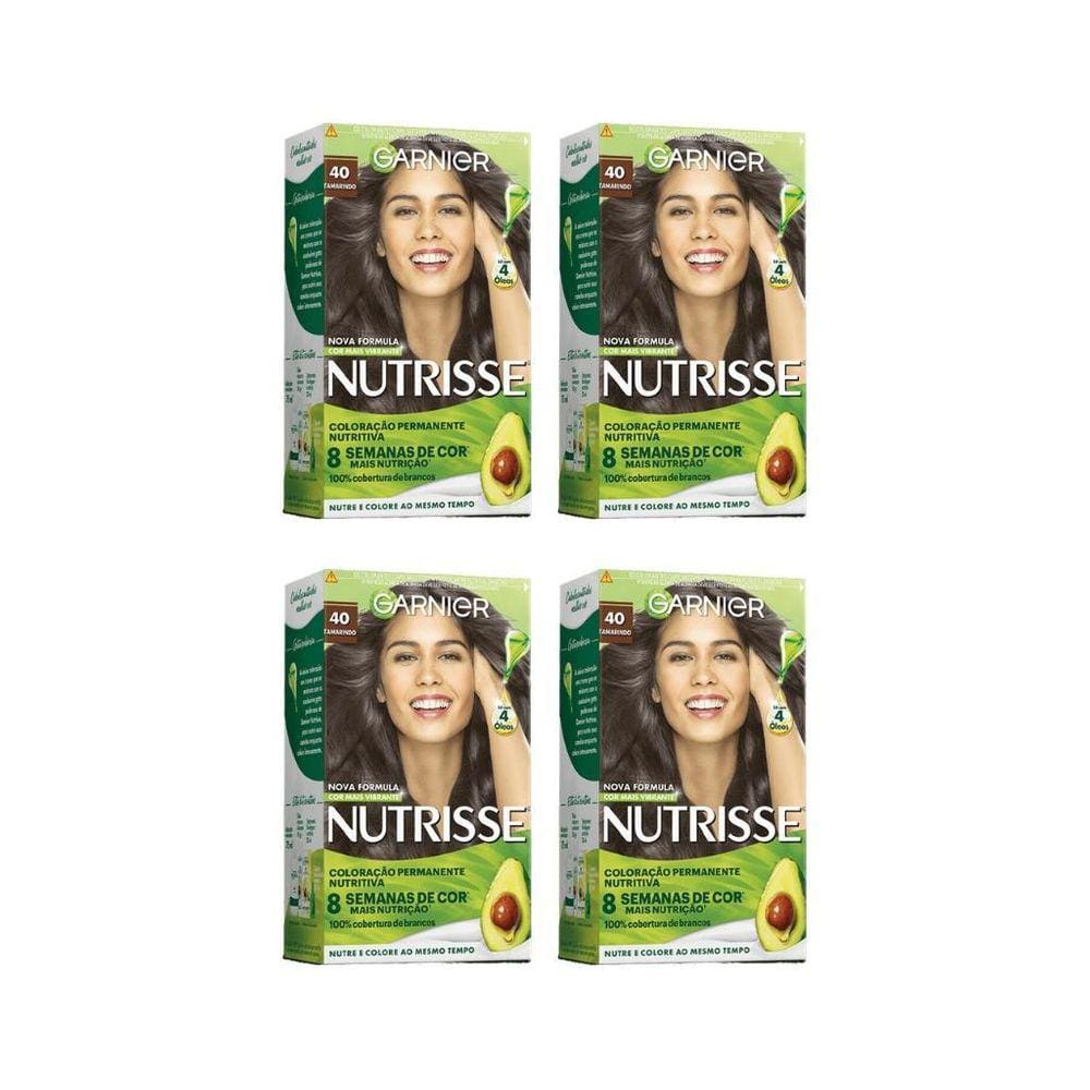Coloraçao Nutrisse 40 Castanho-Kit C/4Un
