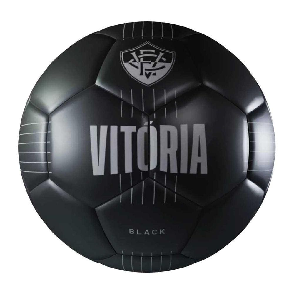 Bola Futebol Ec Vitória Oficial N5 Jogo Treino Campo - Preto