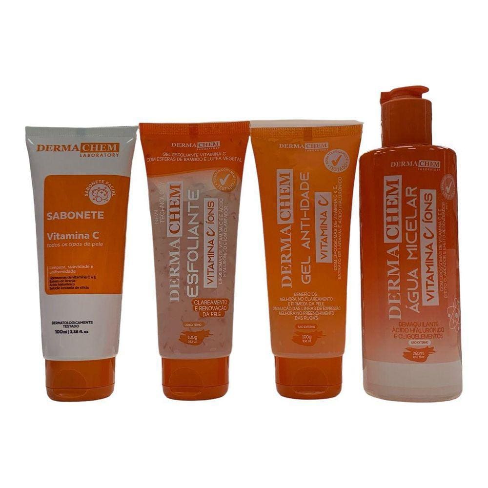 Kit Dermachem Vitamina C 4 Produtos
