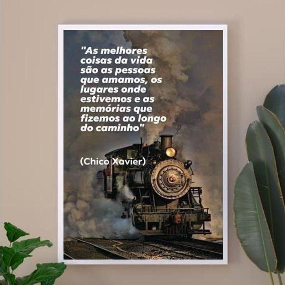 Quadro Chico Xavier - Reflexão 45X34Cm