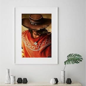 Quadro Umbanda Boiadeiro - 60X48Cm