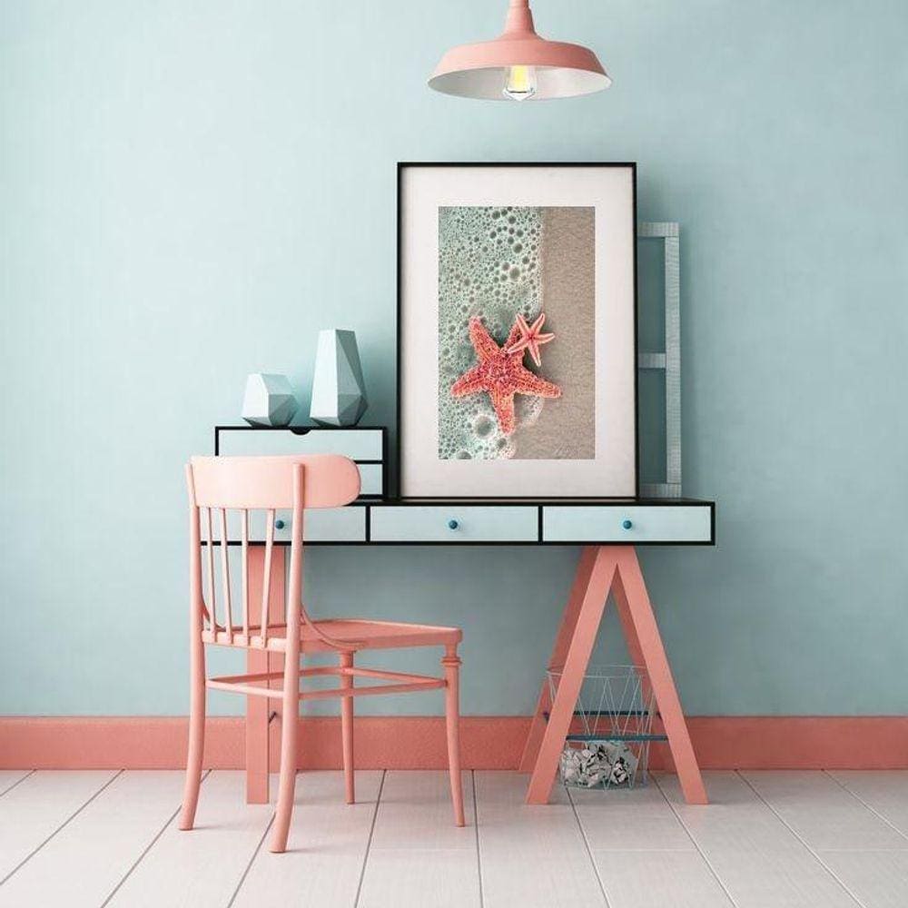 Quadro Praia Estrela Do Mar - 60X48Cm