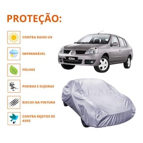 Capa Cobrir Carro Renault Clio Sedan Proteção Impermeável