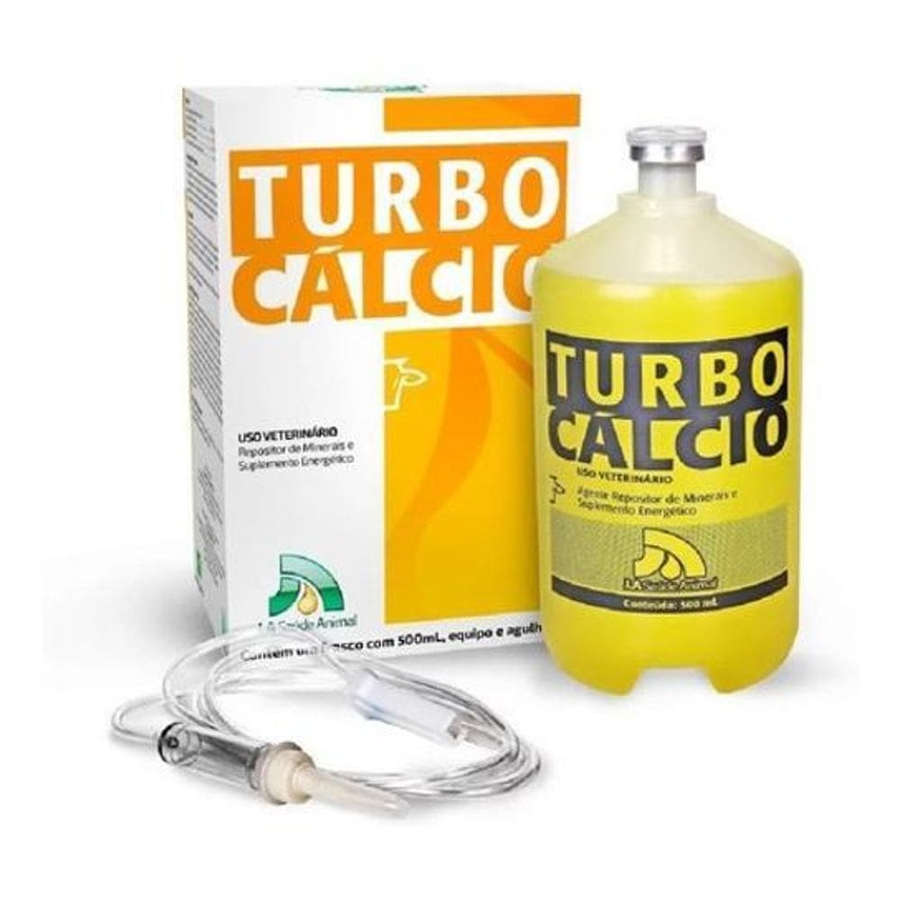 Turbo Cálcio 500Ml J.A Saúde Animal