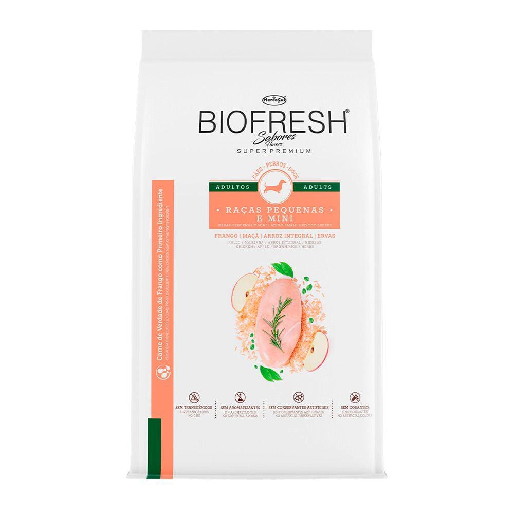 Ração Biofresh Sabores Cães Adultos Pequenas e Mini 10,1kg