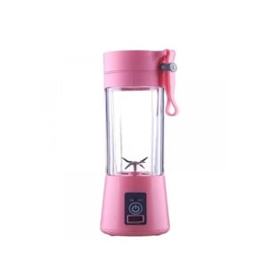 Mini Liquidificador Portátil 380Ml - Rosa