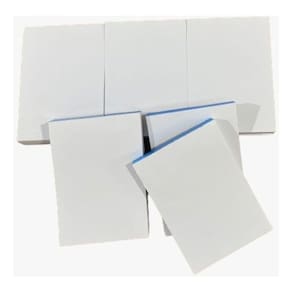Kit 10 Blocos Anotacoes Rascunho Comanda 10x7cm 50 Folhas Cor Branco