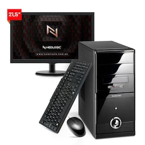 Kit - Computador Neologic Home Nli83499 Amd Ryzen 5 5600G (3.9Ghz 19Mb) 16Gb Ssd 480Gb + Monitor 21,5