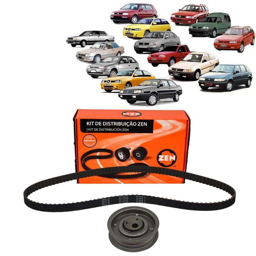 Kit Correia Dentada Gol Voyage Saveiro Santana. Motor Ap