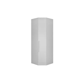 Guarda Roupa Closet De Quarto Canto Oblíquo Rizon C- 1 Porta Branco - Novo Horizonte
