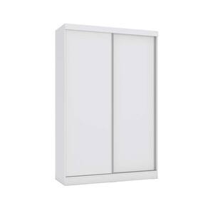 Guarda Roupa Solteiro 2 Portas De Correr E 2 Gavetas N571 Branco - Kappesberg