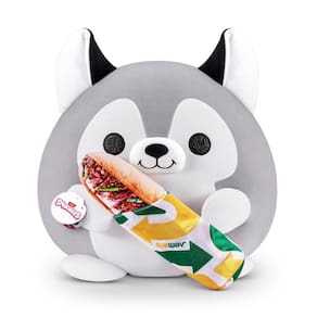 Pelúcia Snackles 35cm - Cachorro Nigel com Subway