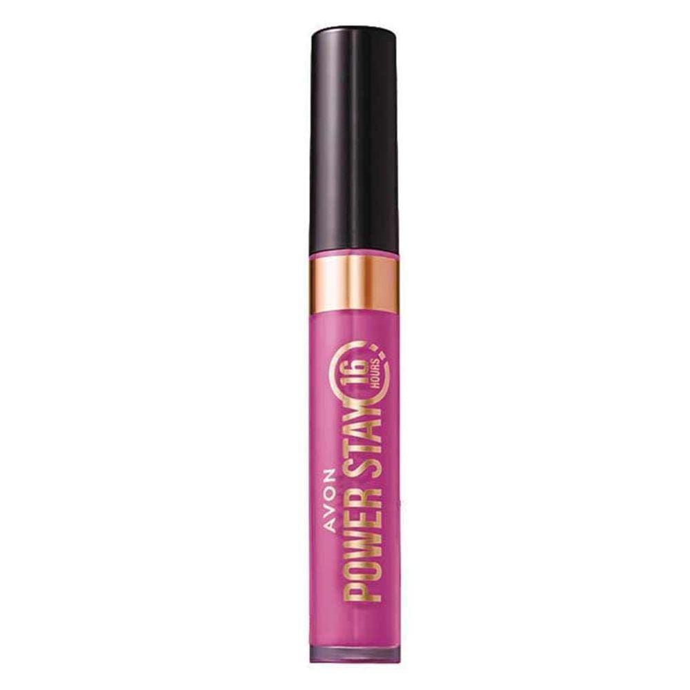 Avon Batom Líquido Power Stay Roxo Orquídea - 6Ml