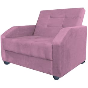 Poltrona Quarto Sala Raquel Plus Size  Rosa