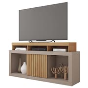 Bancada Rack Para TV até 55 Polegadas Frost Marrom Caemmun