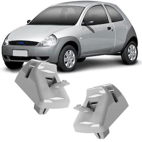 Kit 2 Grampos Presilhas Suporte Cinza Quebra Sol Ka 97 98 99 2000 2001 2002 2003 2004 2005 2006 2007