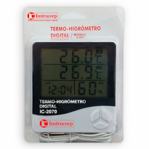 Termo-higrômetro Digital In/out Min/max