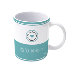 Caneca De Porcelana Profissões - Enfermagem