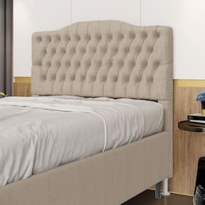 Cabeceira Pollux 160 / N-039 Linho Bege Aradecor