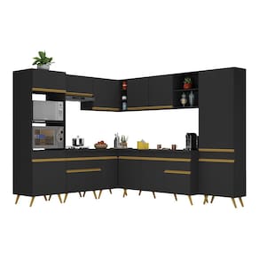 Armário de Cozinha Completa de Canto Veneza Multimóveis V2047