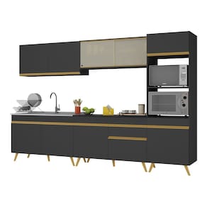 Armário de Cozinha Completa 302cm Veneza Multimóveis V3750