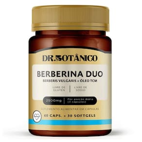 Berberina Duo 2500Mg 90 Capsulas - Dr. Botanico