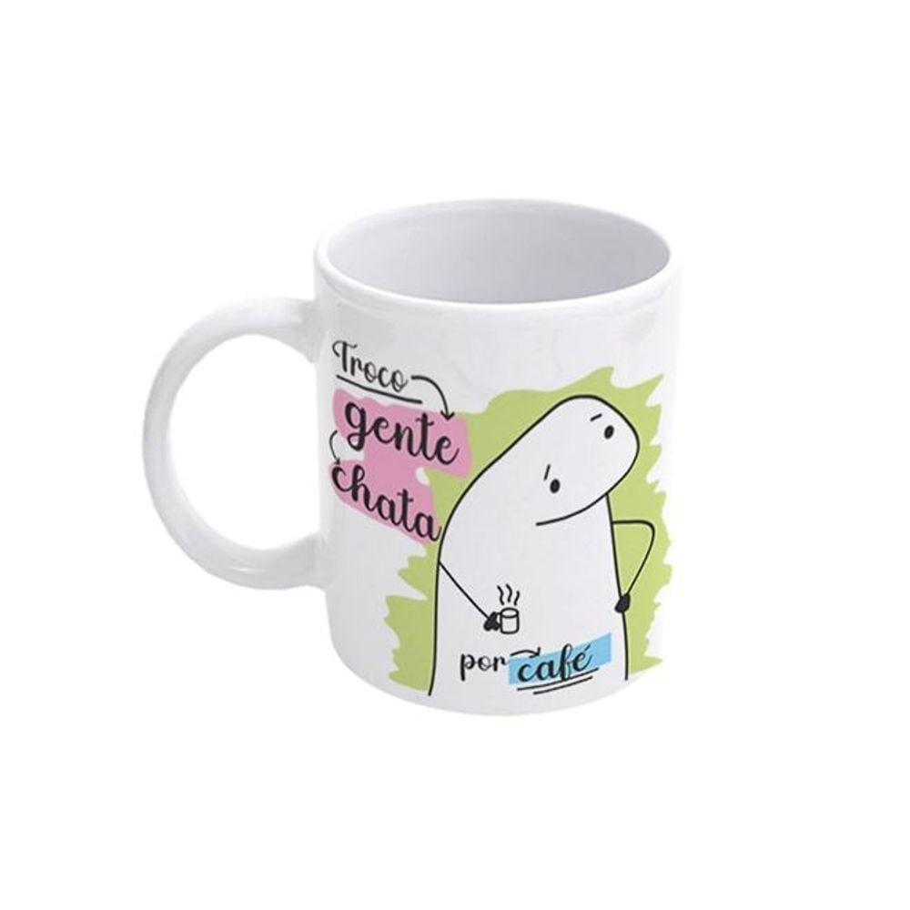 Caneca de Porcelana Flork - Gente Chata
