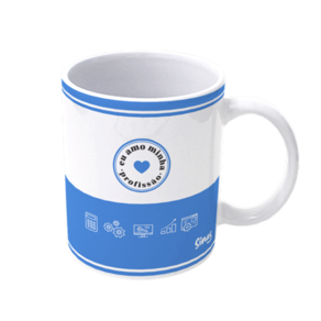 Caneca De Porcelana Profissões - Engenharia