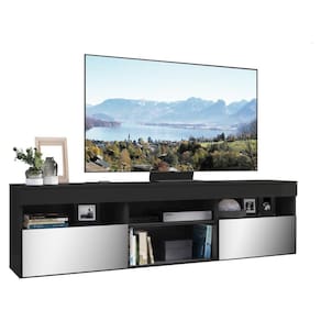 Rack TV 65" com Espelho 2 Portas Paris Multimóveis V3329