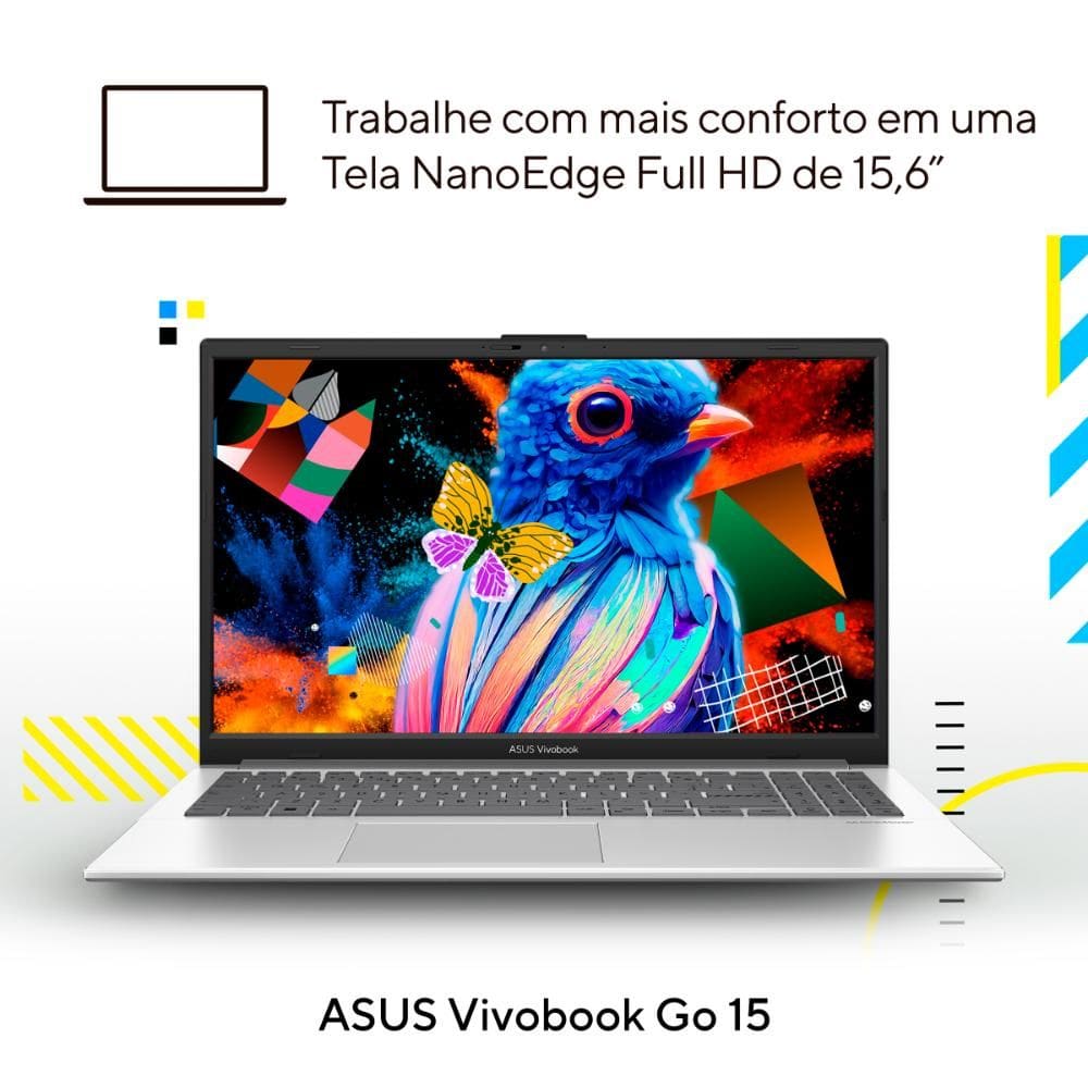 Notebook ASUS Vivobook Go E1504GA Intel | Casas Bahia