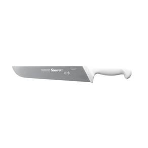 Faca Carne Starrett 10 Polegadas Lâmina Reta Larga 25cm Refile Aéreo Cabo Branco