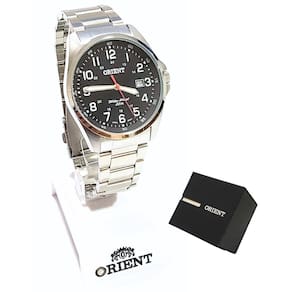 Relógio Orient Masculino Analógico Prateado MBSS1155A D2SX