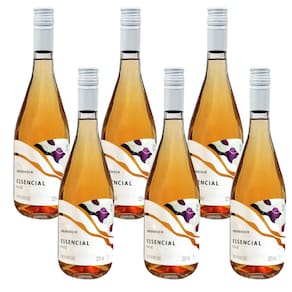 Cx 6 Vinho Reserva Especial Courmayeur Essencial Rosé Seco 750 Ml