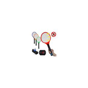 Kit 3 Raquete Armadilha Elétrica Mosquito Inseto Pernilongo