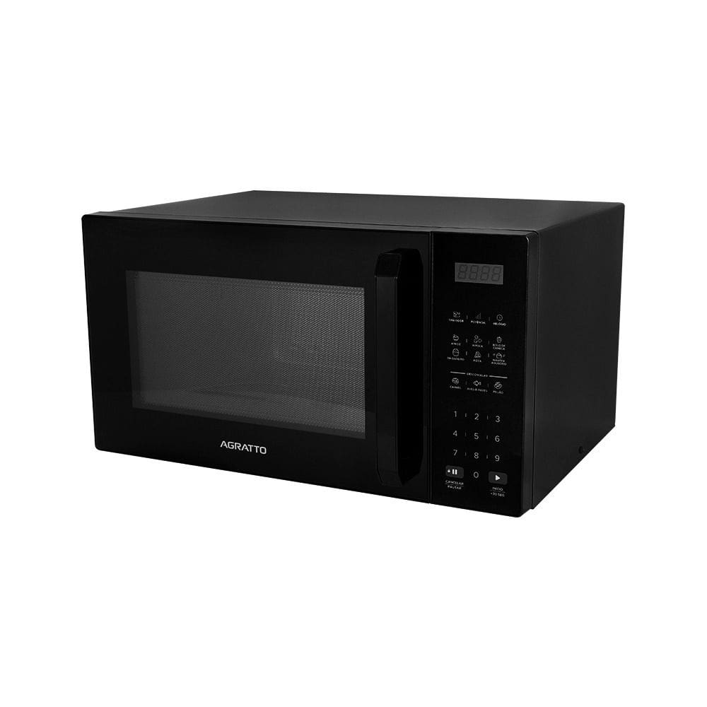 Microondas Preto 32L Agratto Econômico 1400W